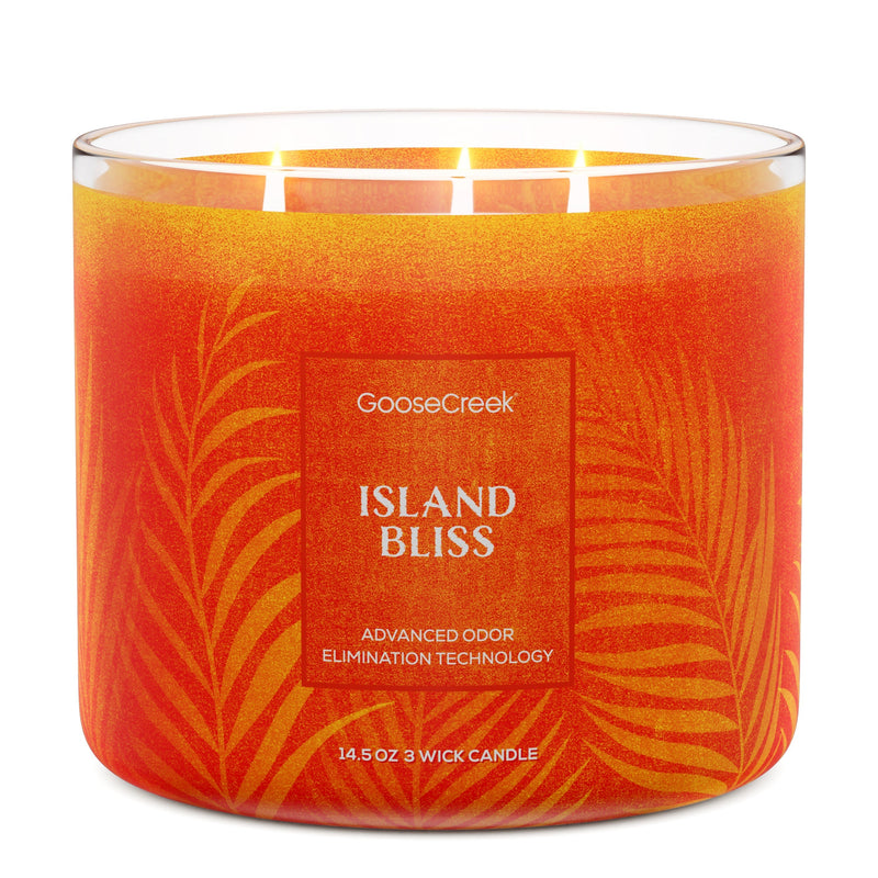 Island Bliss Odor Eliminating 3-Wick Candle (S3TJR)